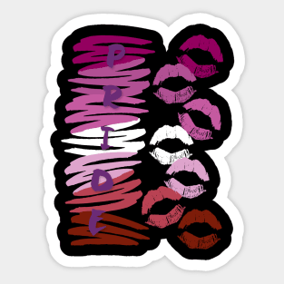 Lesbian Pride Sticker